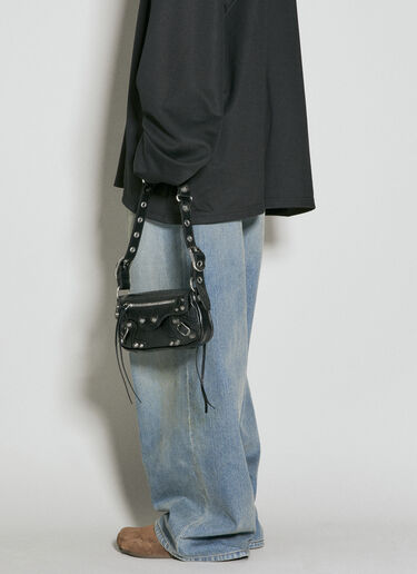 Balenciaga ル カゴール XS スリングショルダーバッグ ブラック bal0255060