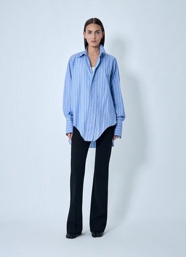 Maison Margiela Button-Down Shirt Light Blue mla0262002