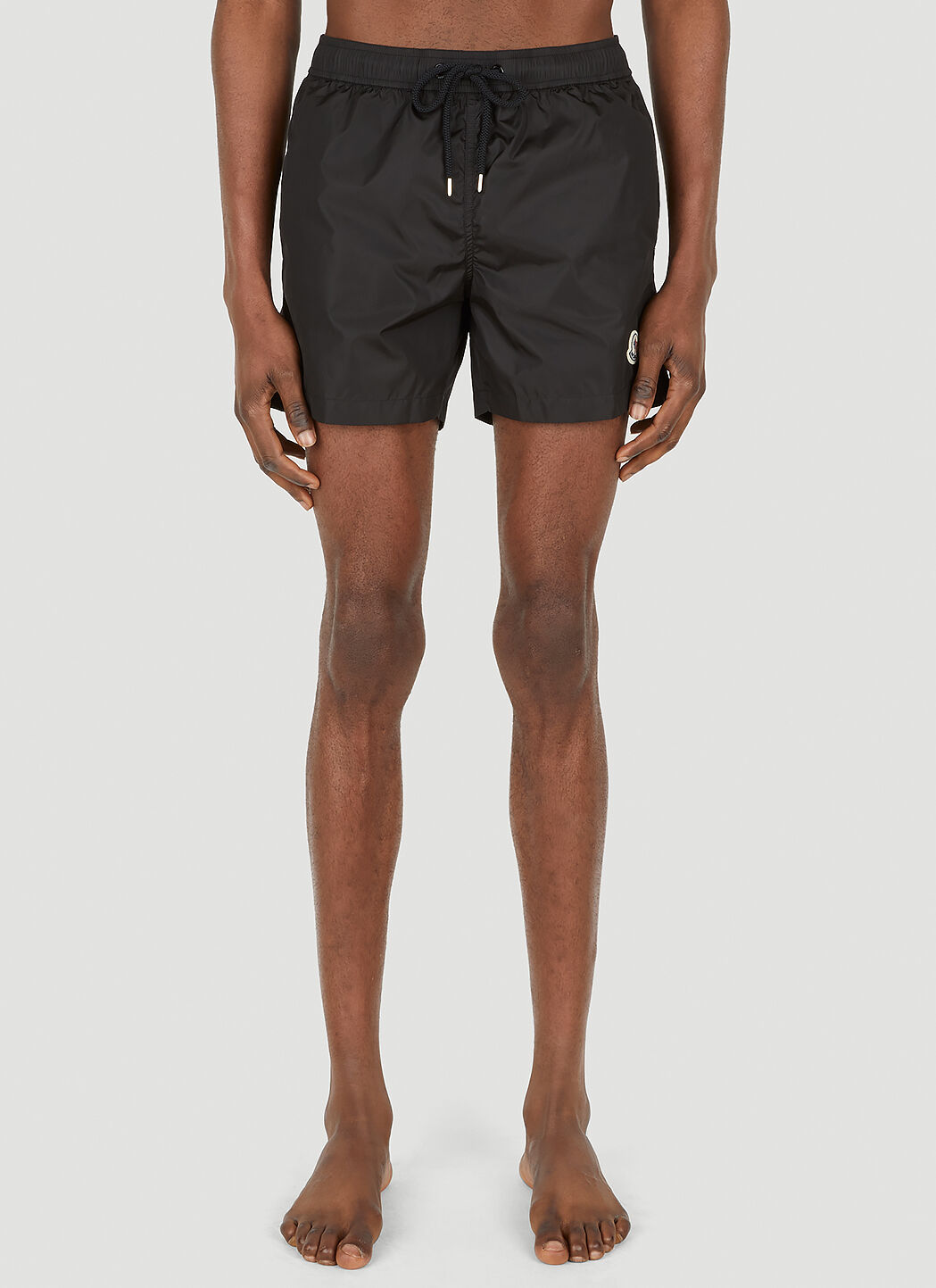 Moncler black on sale swim shorts