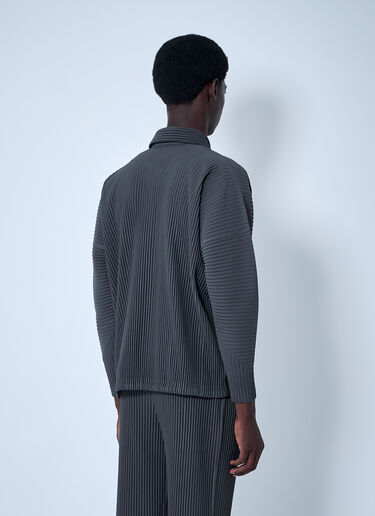 Homme Plissé Issey Miyake 플리츠 재킷  그레이 hmp0160012