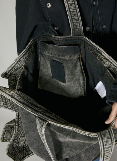 Maxy Wire Cabas Denim Bag Y/Project Maxy Wire Cabas Denim Bag Black ypr0354005