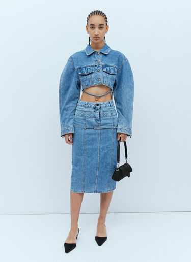 Le Haut De Nimes Corto Denim Jacket Jacquemus Le Haut De Nimes Corto Denim Jacket Blue jac0254024