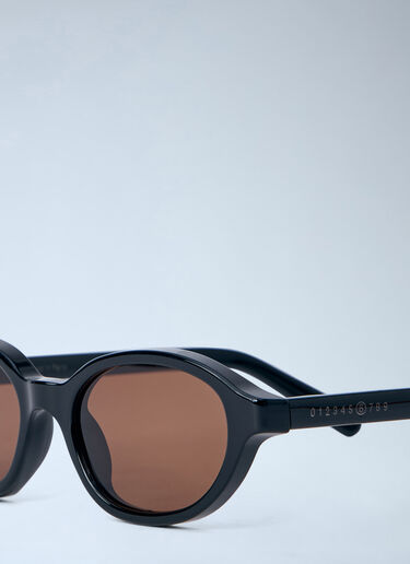 Retrosuperfuture x MM6 Oval Frame Sunglasses Brown rmm0364003