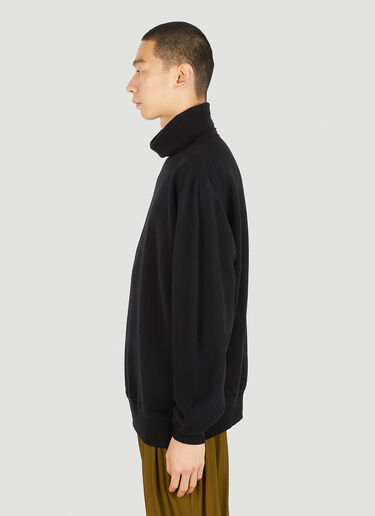 Homme Plissé Issey Miyake Roll Neck Sweater Black hmp0151002