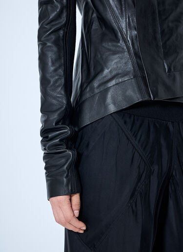 LN-CC® - Rick Owens: Naska Biker Jacket - Black Rick Owens Naska Biker Jacket Black ric0265004