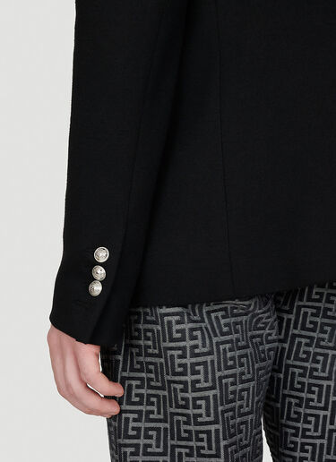 フランネル6つボタンジャケット Balmain フランネル6つボタンジャケット ブラック bln0153009