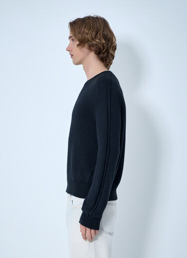 Crewneck Wool Sweater Our Legacy Crewneck Wool Sweater Black our0164068