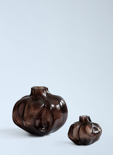 Contoured Glass Vase 101 Copenhagen Contoured Glass Vase Grey wps0692017