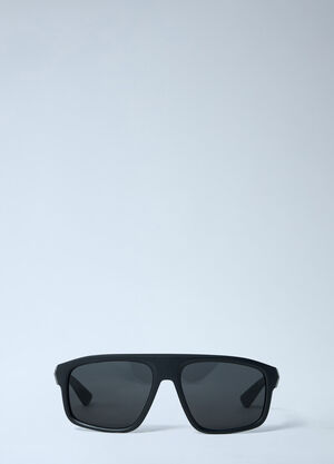 Prada Linea Rossa Rectangular Sunglasses Black lpl0362001