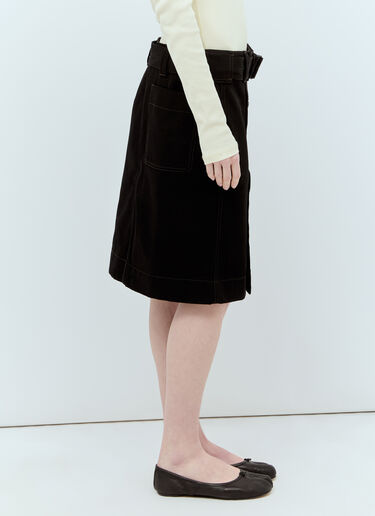 Lemaire 系带连衫半裙 黑色 lem0256009