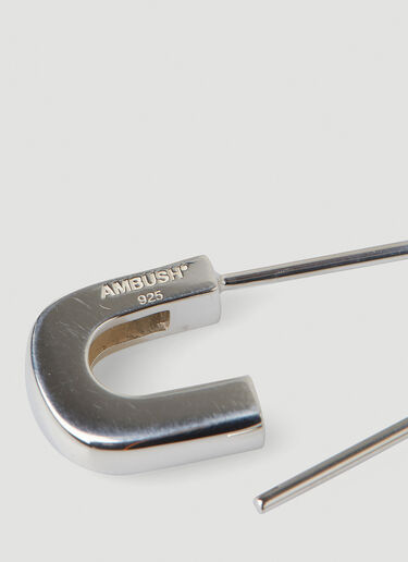 Ambush Safety Pin Earring Silver amb0148047