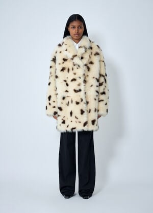 Prada Shearling Coat Black pra0262101