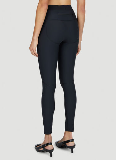Courrèges Racer Leggings Black cou0251028