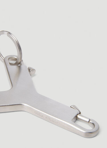 Cerberus Keyring Rick Owens Cerberus Keyring Silver ric0151039