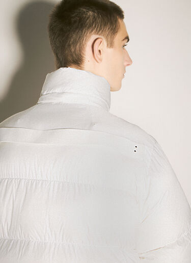 Moncler x Rick Owens Hooded Cyclopic Coat White mcs0358007