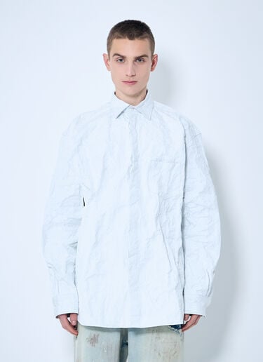 Vetements 金属色褶皱衬衫 白色 vet0160008
