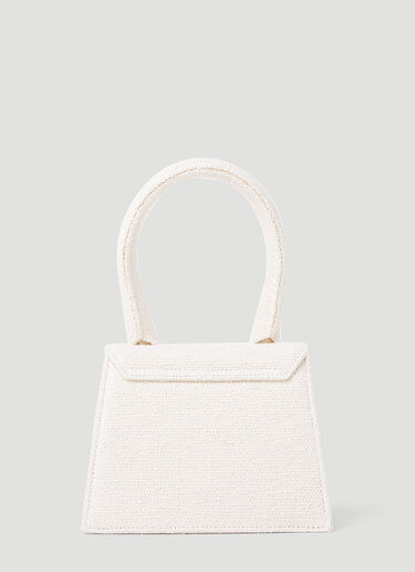 Jacquemus Le Chiquito Moyen Handbag Cream jac0254076