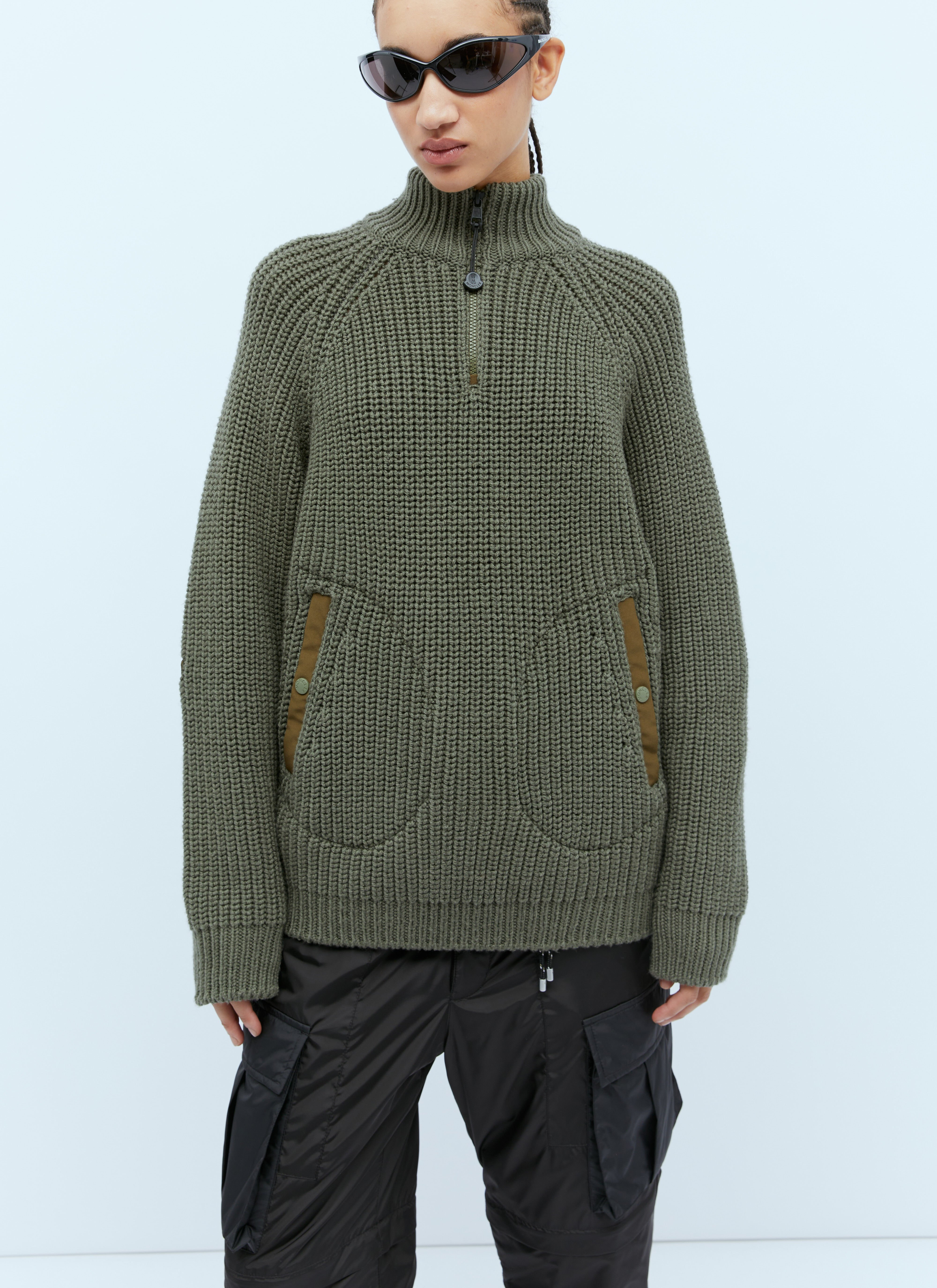 Moncler green sweater discount