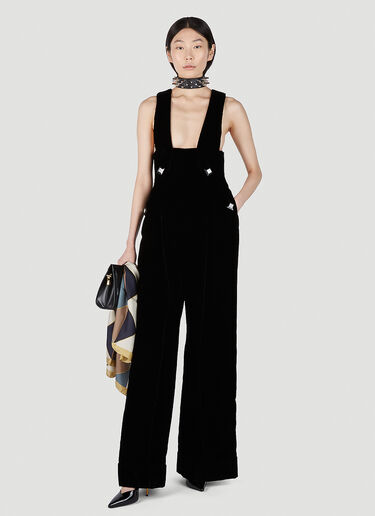 Gucci Wide Strap Jumpsuit Black guc0251193