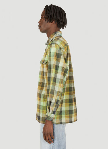 NOTSONORMAL Glo Flannel Shirt Green nsm0348018