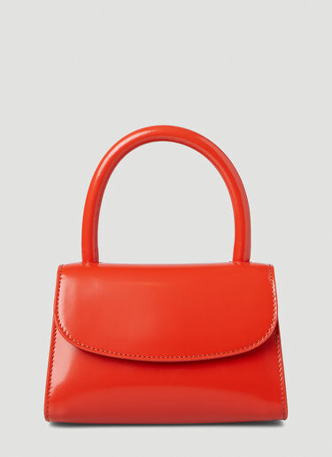 BY FAR Mini Patent Shoulder Bag Red byf0245017