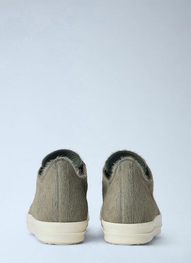 LN-CC® - Rick Owens: Low Sneakers - Khaki Rick Owens Low Sneakers Khaki ric0166017