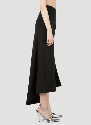 Mugler Exposed Leg Skirt Black mug0251026