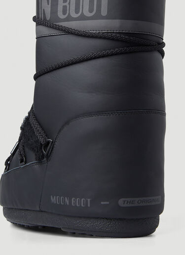 Moon Boot Icon Shearling Snow Boots Black mnb0246010
