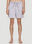 Saint Laurent Lido Stripe Sleep Shorts Black sla0251057