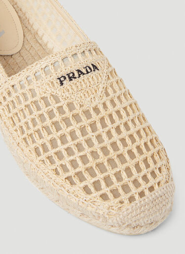 Prada Logo Espadrilles Beige pra0252068