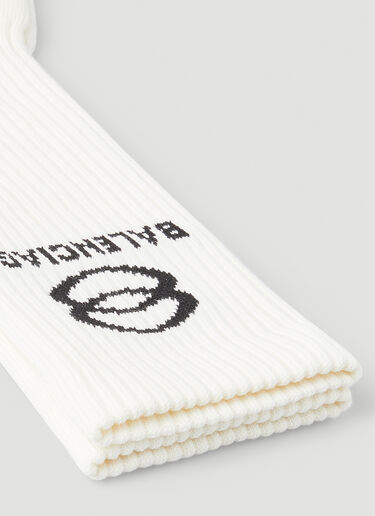 Balenciaga Unity Tennis Socks White bal0147098