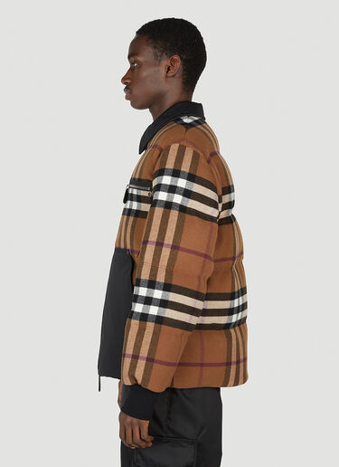 Wheelton Padded Jacket Burberry Wheelton Padded Jacket Brown bur0151051