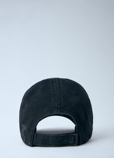 Balenciaga Faded Washed Cap Black bal0164008