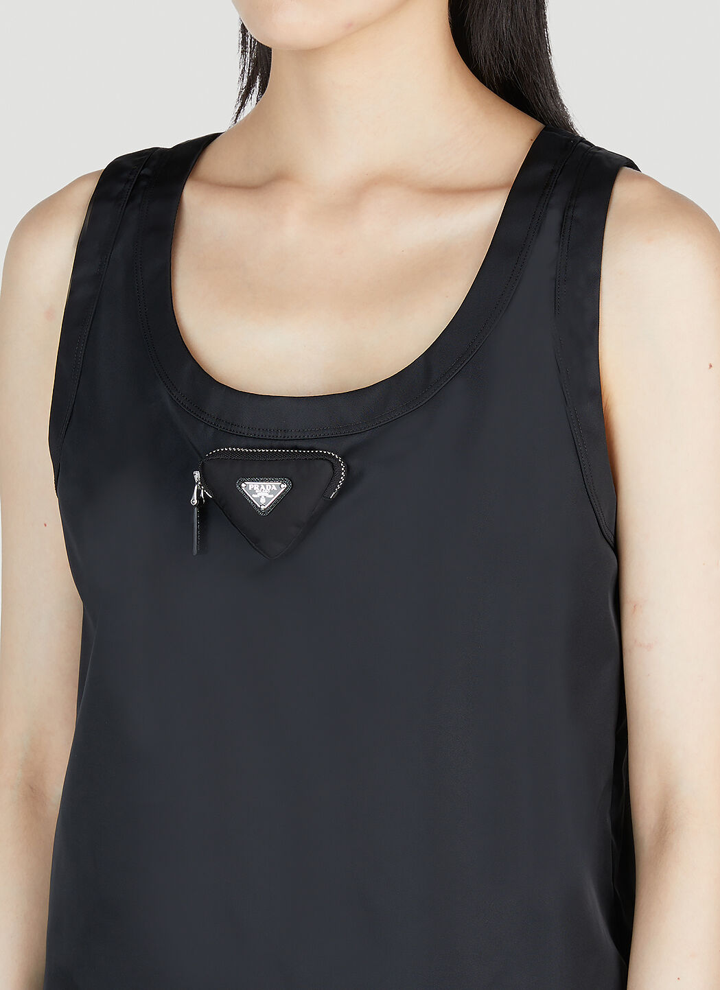 Prada レディース [Re-Nylon ポーチ] ミニドレス の ブラック | LN-CC®