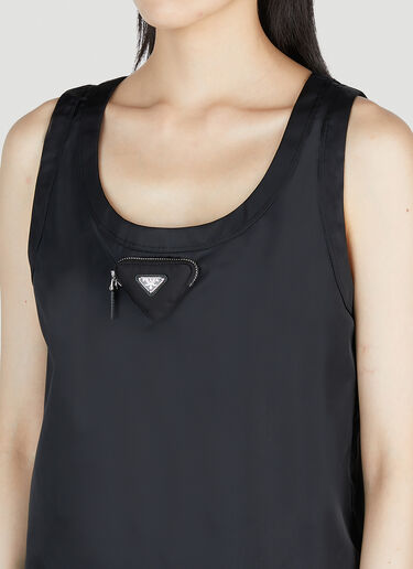 Prada Re-Nylon Pouch Mini Dress Black pra0254001