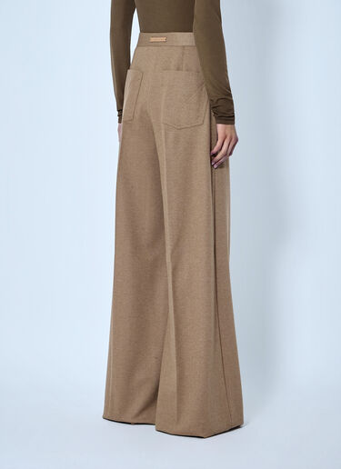 LN-CC® - Max Mara: Herringbone Wide-Leg Trousers - Camel Max Mara Herringbone Wide-Leg Trousers Camel max0266058