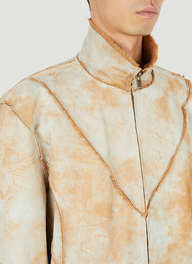 Guess USA Leather Sherpa Jacket Orange gue0150014