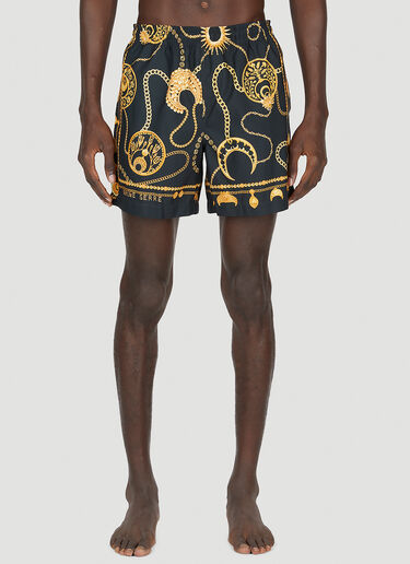 Graphic Print Swim Shorts Marine Serre Graphic Print Swim Shorts Black mrs0152004