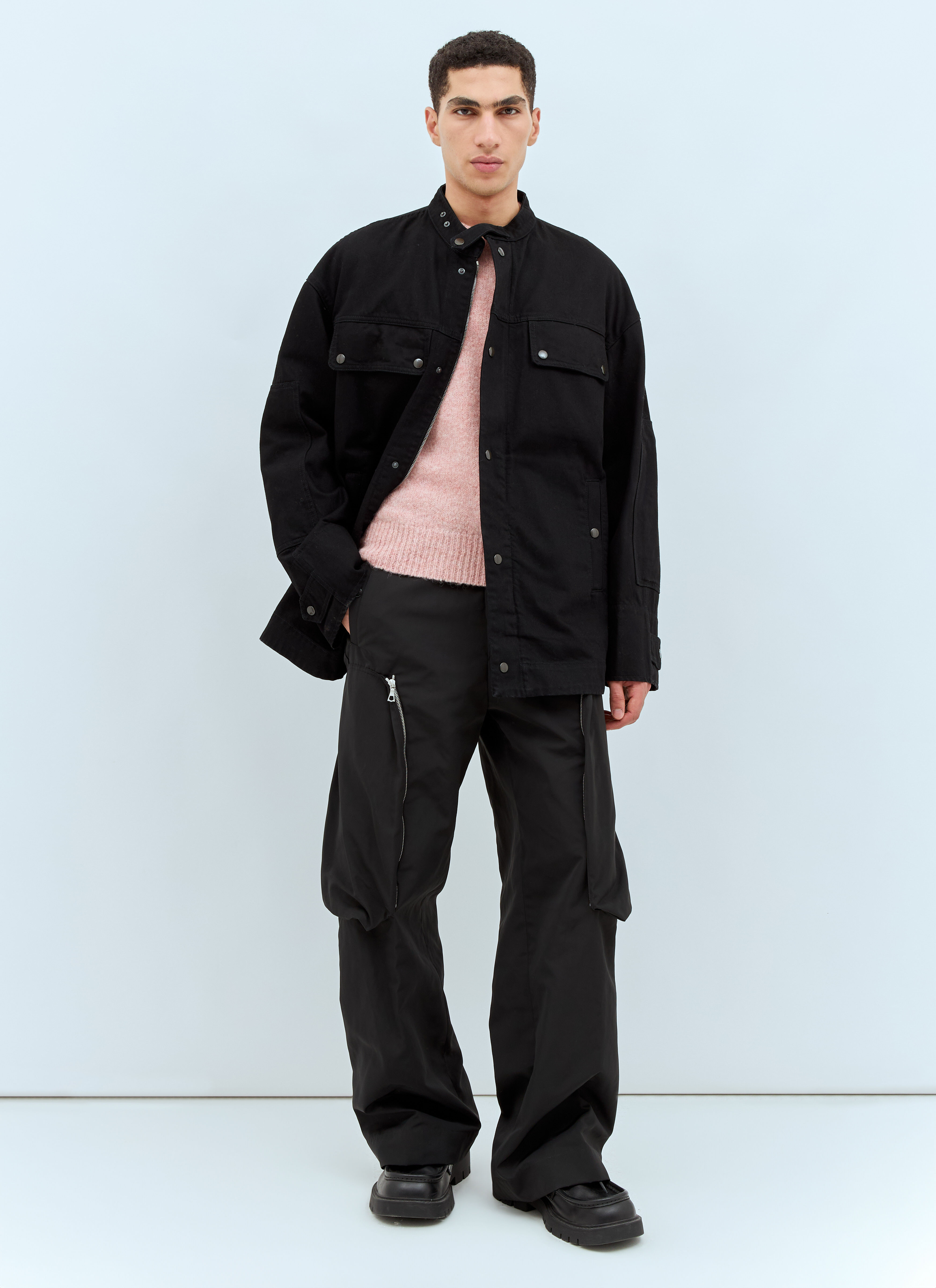 Dries Van Noten メンズ ドローストリングカーゴパンツ の ブラック | LN-CC®