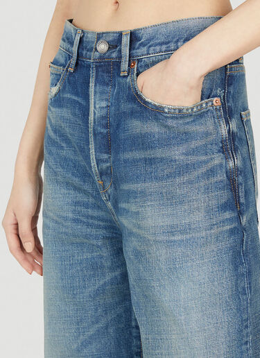 Saint Laurent Low Rise Jeans Blue sla0251021