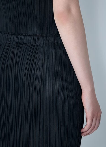 Pleats Please Issey Miyake Pleated Skirt Black plp0261010