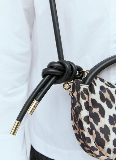 GANNI Knot Mini Handbag Beige gan0254021