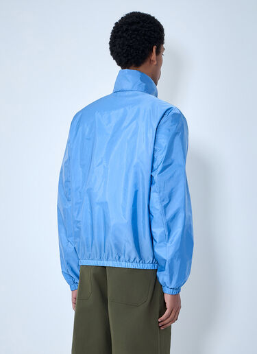 Prada High-Neck Zip Jacket Blue pra0164031