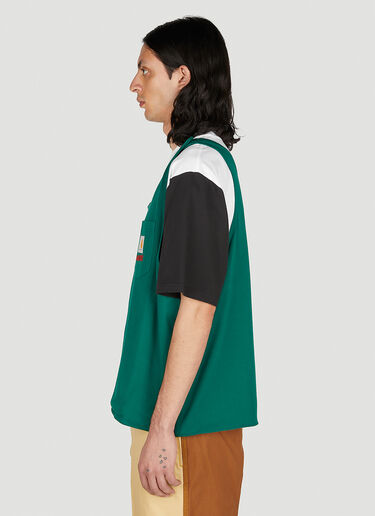 Marni x Carhartt 로고 티셔츠 그린 mca0150013