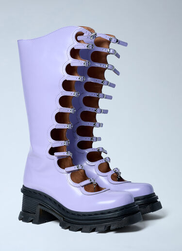 Dr. Martens x Marc Jacobs Kiki Platform Boots Purple drc0262002