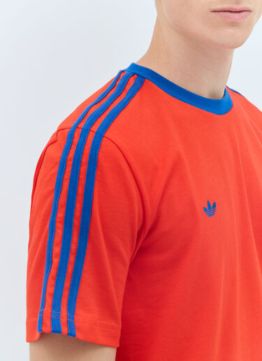 adidas by Wales Bonner 徽标刺绣 T 恤 红色 awb0357014