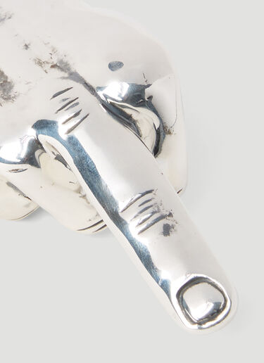 Y/Project Fuck U Single Earring Silver ypr0252028