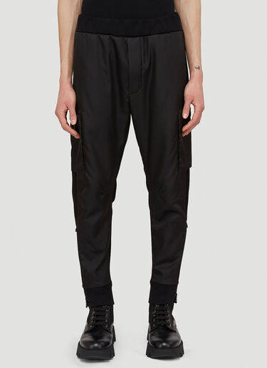 Prada Contrast-Panel Track Pants Black pra0141054
