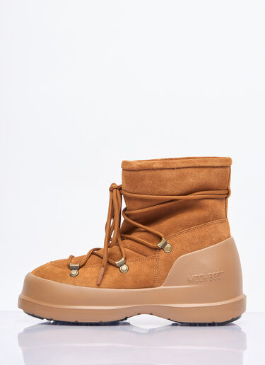 Moon Boot Luna Suede Boots Brown mnb0258006