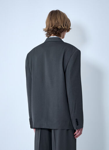 Acne Studios Double-Breasted Suit Jacket Grey acn0164035